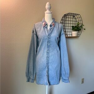 Vintage Polo Ralph Lauren embellished oversized denim